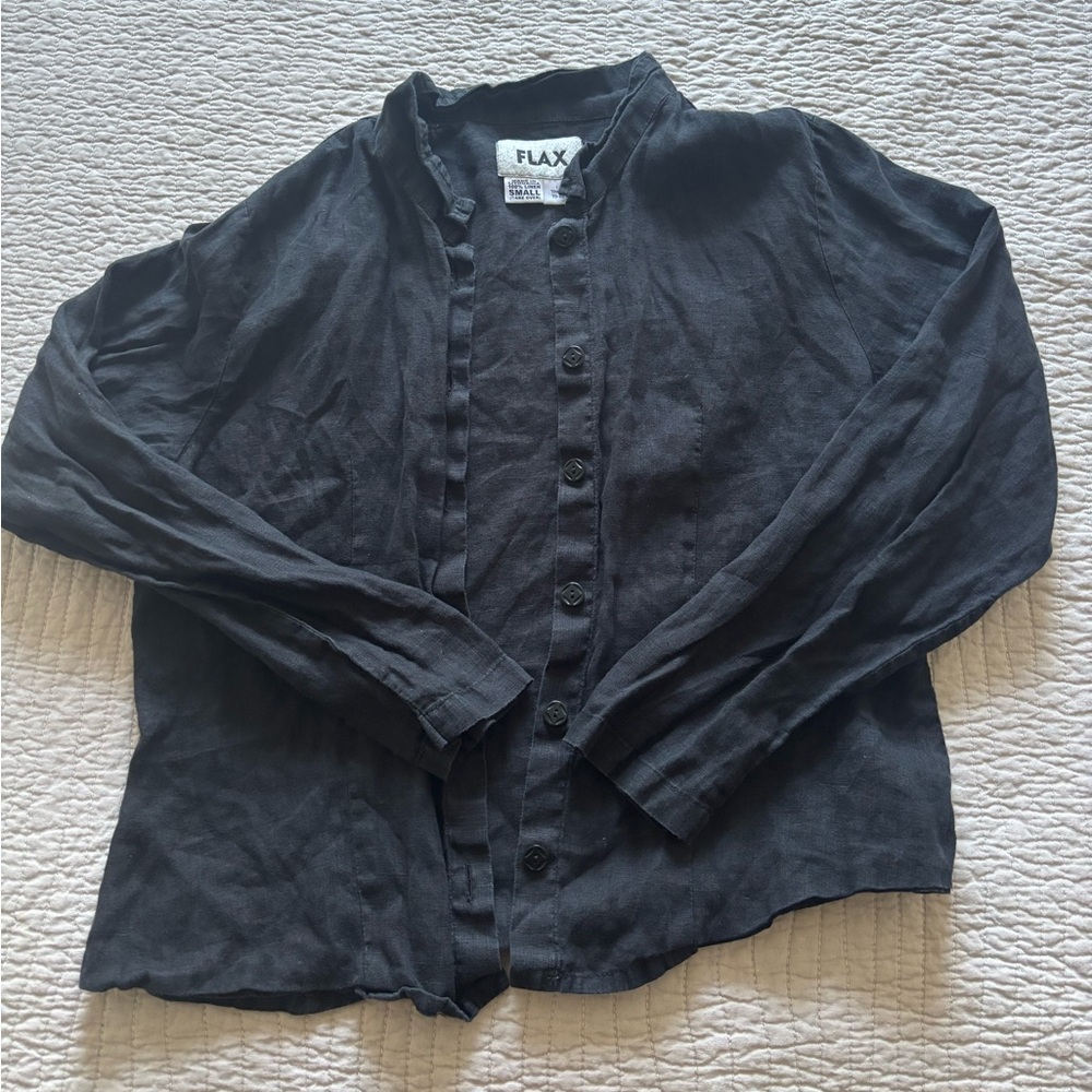 FLAX 100% linen button up